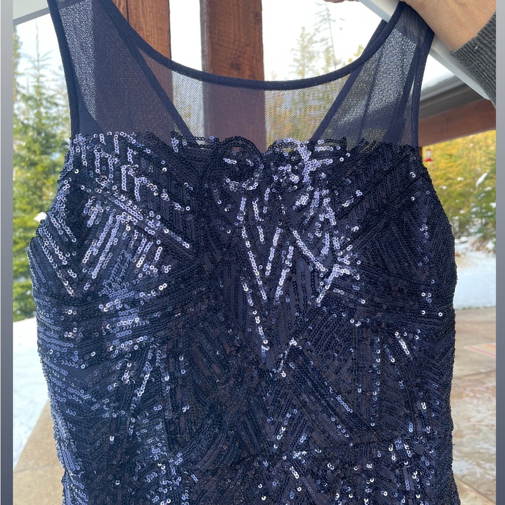 Nightway Womens Sequin Dress - Picture 8 of 11